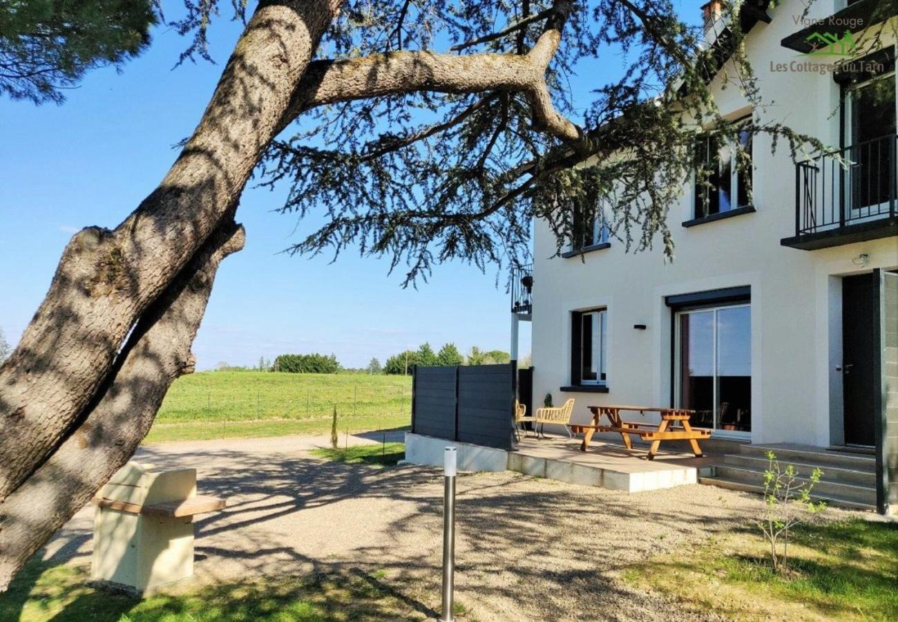 Le Cottage Nature Vigne Rouge Gaillac entre Albi / Toulouse Brens  Esterno foto